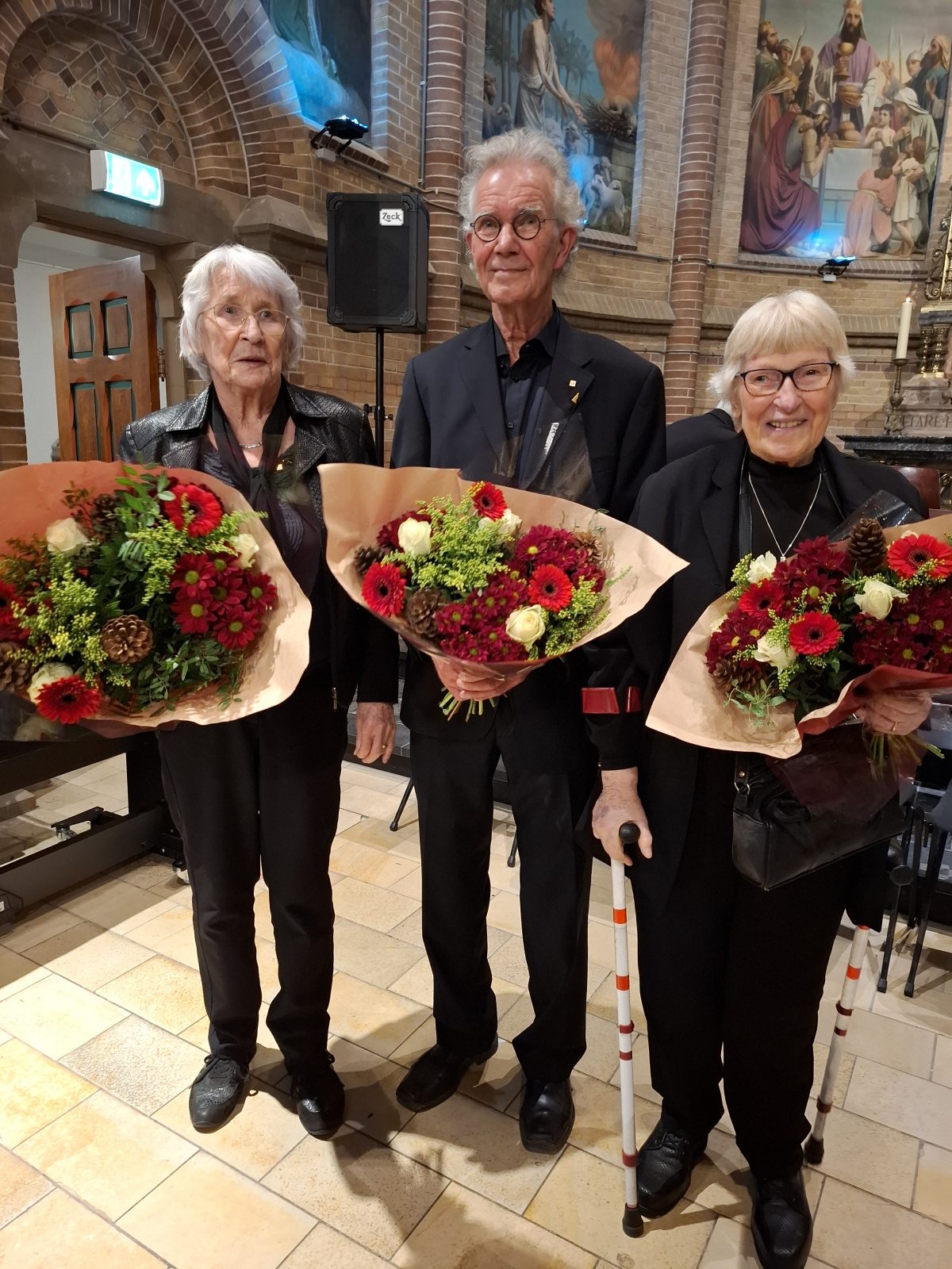 Jubilarissen gehuldigd